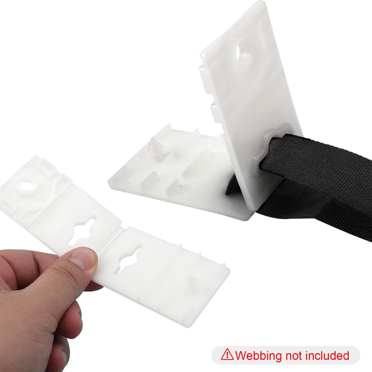 12Pcs Pool Cover Clips, 2.76X1.75 Inch Swimming Pool Covers Tarp Clip Ground Pool Solar Cover Clips Pool Cover Reel Clamps Accessories, Easy to Install & Dismantle image number 5