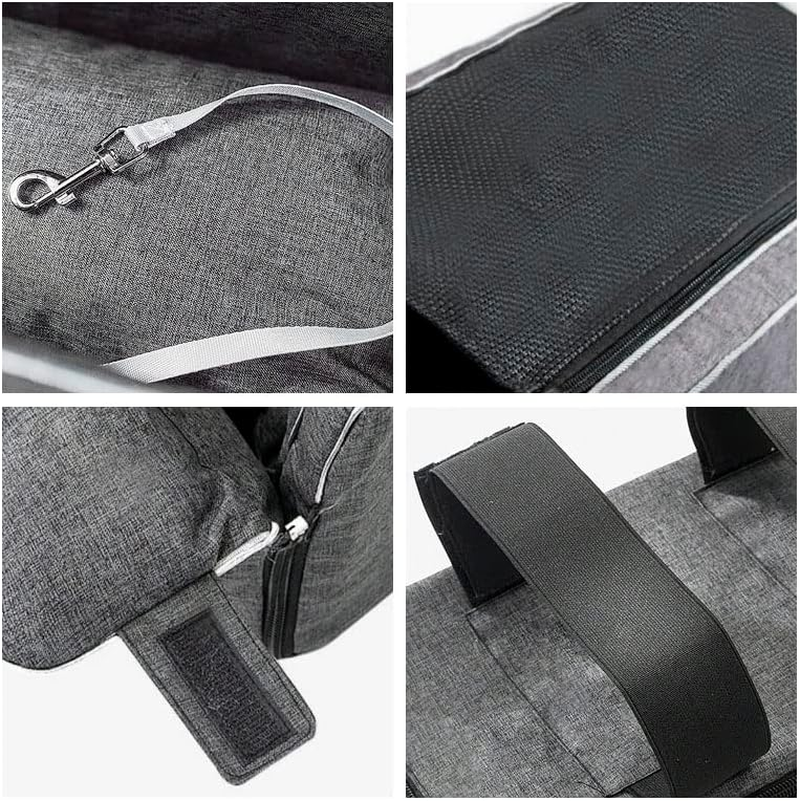 LEDON Car Pet Seat Auto Seat Center Console Dog Cat Nest Pad Removable Pet Carrier Comfortable Travel Carrier for Small Dogs, Cats, Puppies image number 1