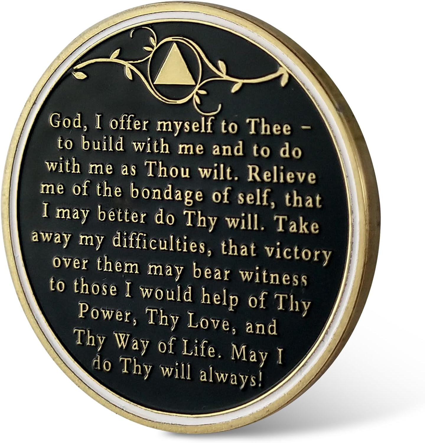 10 Year Sobriety Coin, Tree of Life AA Chips and Medallions Sobriety Recovery Chip Anniversary Sober Token Alcoholics Anonymous Recovery Gifts for Women Men - 10 Year image number 6