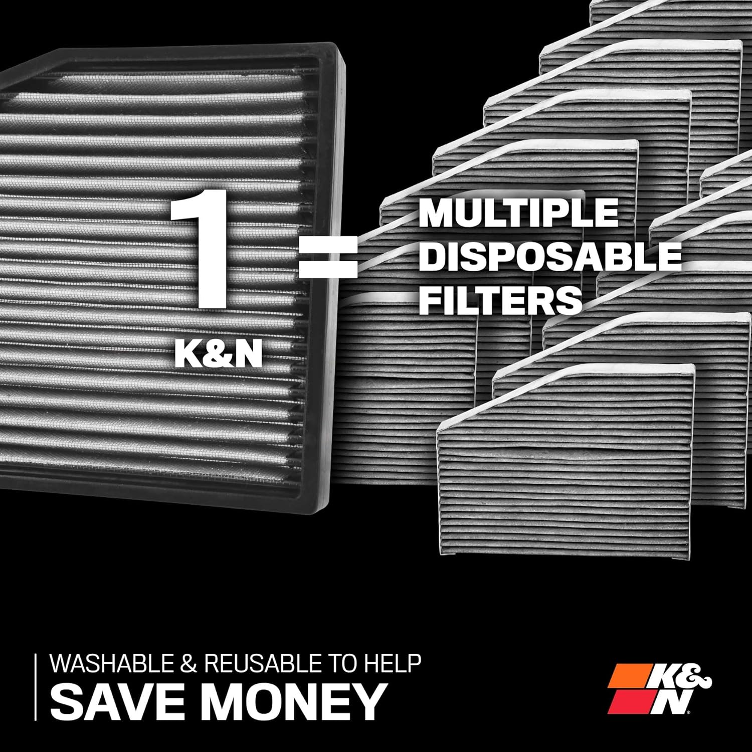 K&N VF2063 Cabin Air Filte for 2022 Nissan Patrol 4.0L V6 Gas image number 5