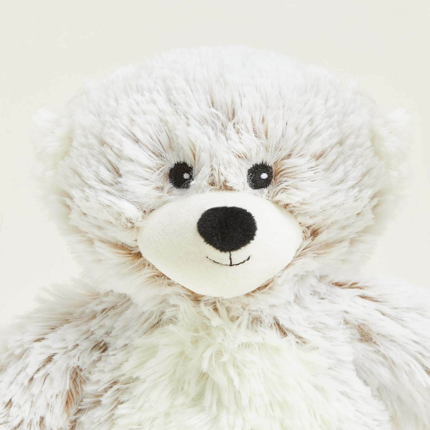 Warmies Marshmallow Bear Wheat Bag Microwavable, Weighted Teddy Bear for Anxiety with French Lavander, Fully Heatable Heat Pad Junior Size, Hot or Cold Plush Cuddly Toy image number 3