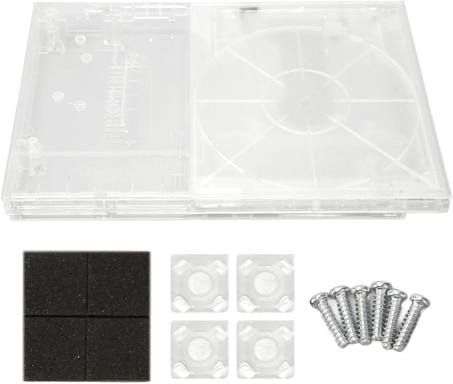 For PS Slim Clear Case DIY Replacement Transparent Game Console Shell for Retro Video Game Console Accessories (For 7XXXX) image number 6