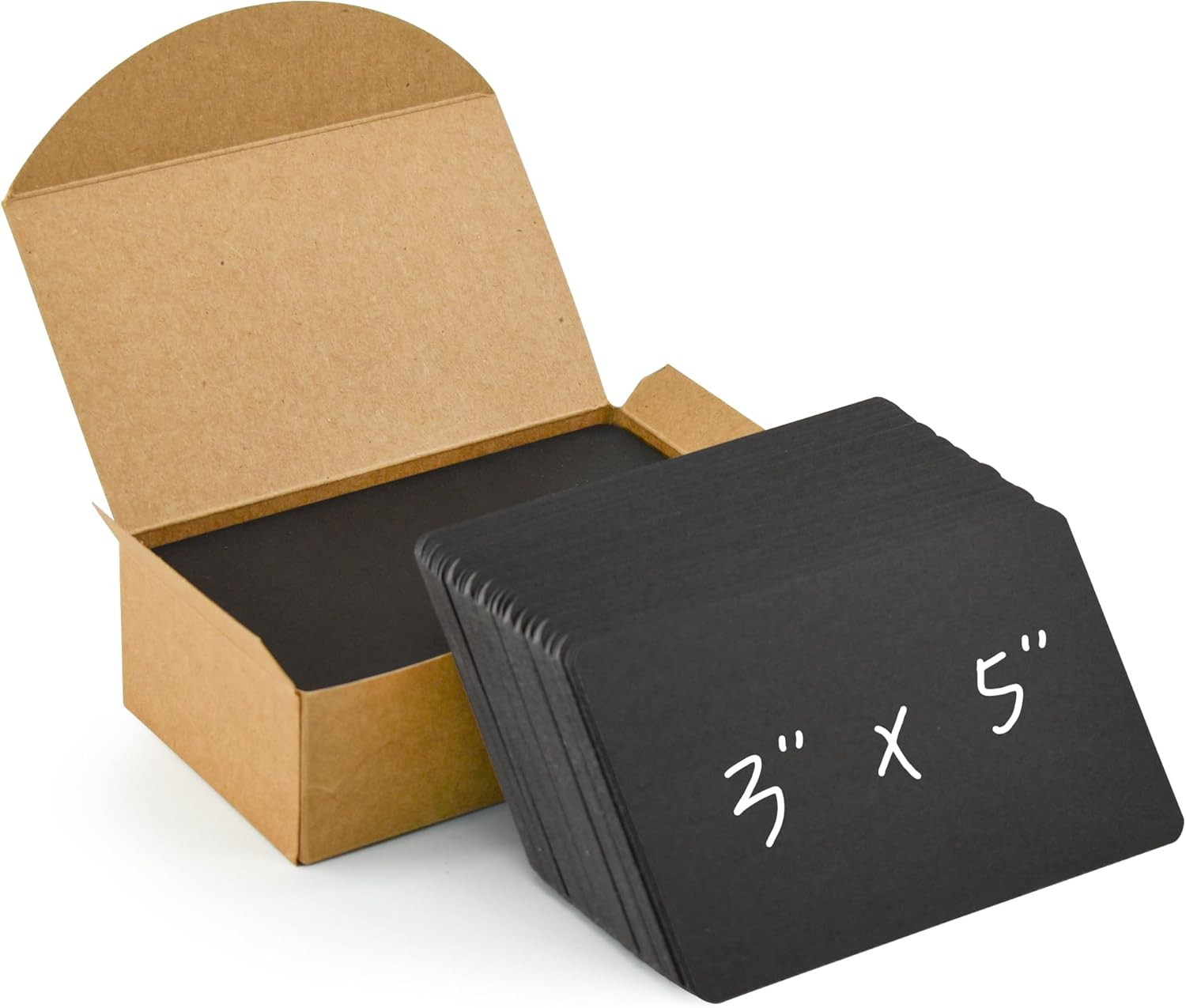 VANRA 300PCS Blank Index Cards 3X5 Inches Note Cards Thick 111Lb Cardstock Flash Cards, Unruled Study Cards for School Learning, Office (White)