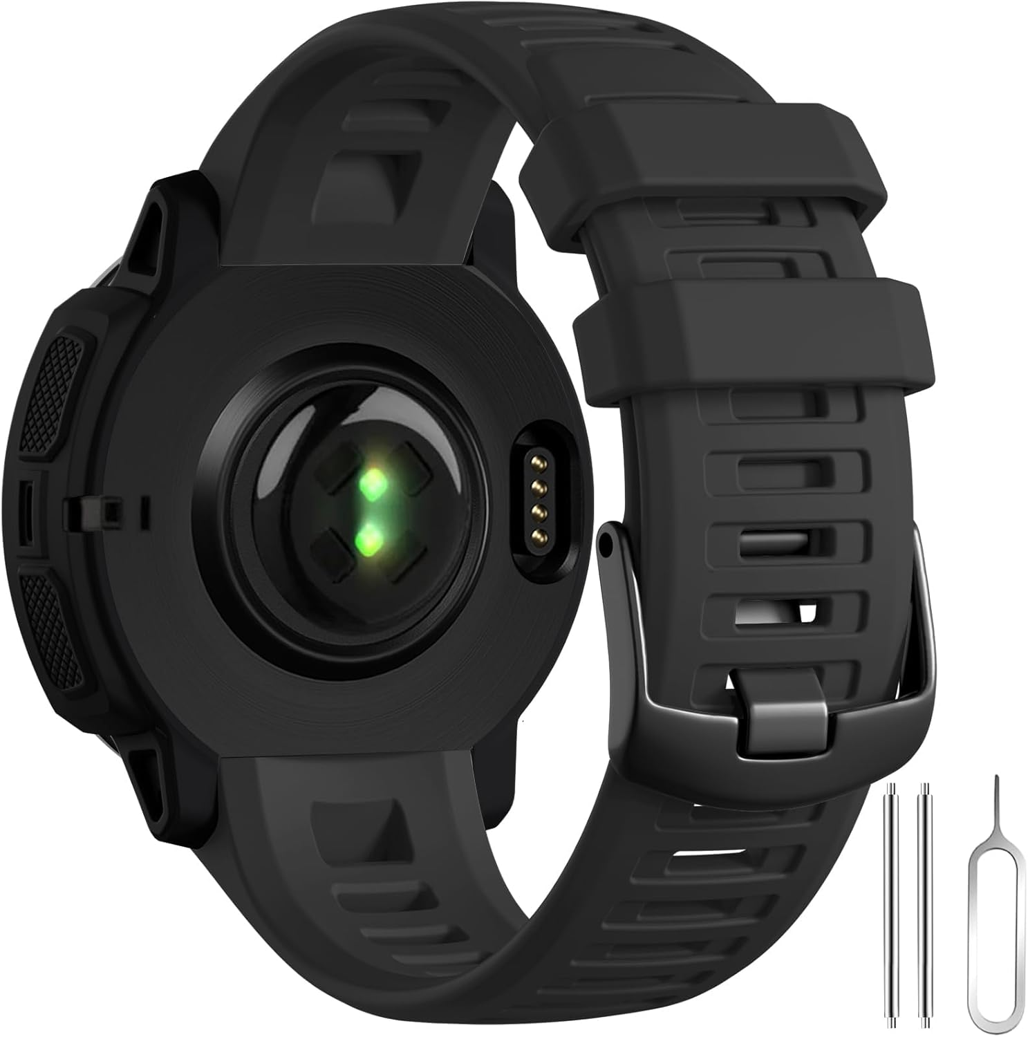 Ouwegaga Compatible with Garmin Instinct Watch Bands, 22Mm Soft Silicone Sport Wristband Replacement for Garmin Instinct/Instinct 2/Instinct Esports/Solar/Tide/Tactical Smartwatch, Multi Colors