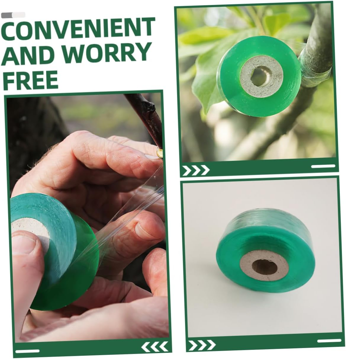 SUPVOX 20 Rolls Plant Grafting Tape Stretchable Garden Grafting Tape for Plant Repair Self-Adhesive image number 5