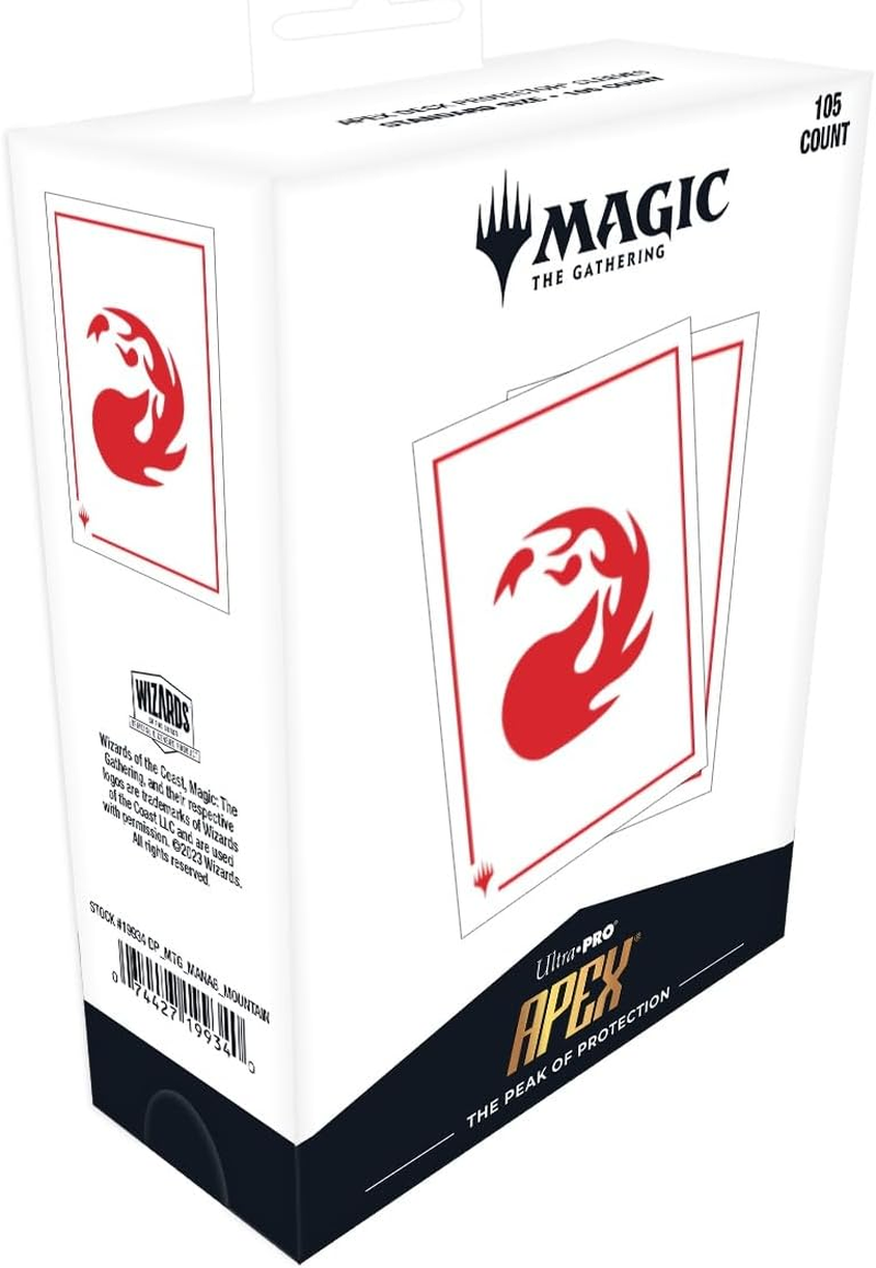 Ultra Pro Mana 8 Apex Mountain Deck Protector Sleeves for Magic the Gathering (105-Pieces)