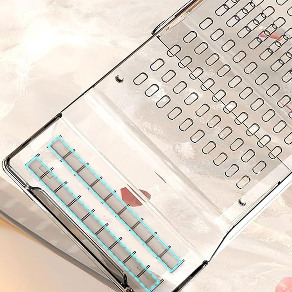 Bathtub Tray Retractable Bathtub Rack Trays Multifunction Storagetub Shelf Bath Tub Tray Table Bath Tub Organizer Acrylic Companion Bathroom for Home Bathtubed, Relaxing Spa image number 4