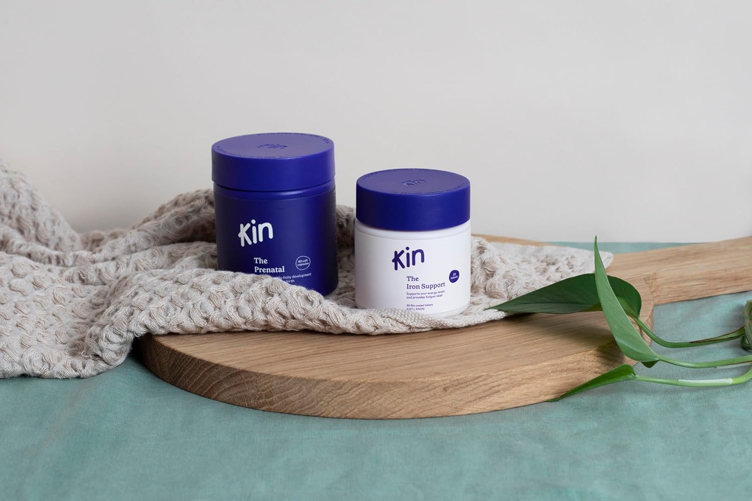 Kin the Iron Support 30 Capsules | Daily Iron Supplement for Energy & Fatigue Relief | Iron Supplements to Support Conception, Pregnancy, & Postpartum,| Vegan Breastfeeding Safe image number 2