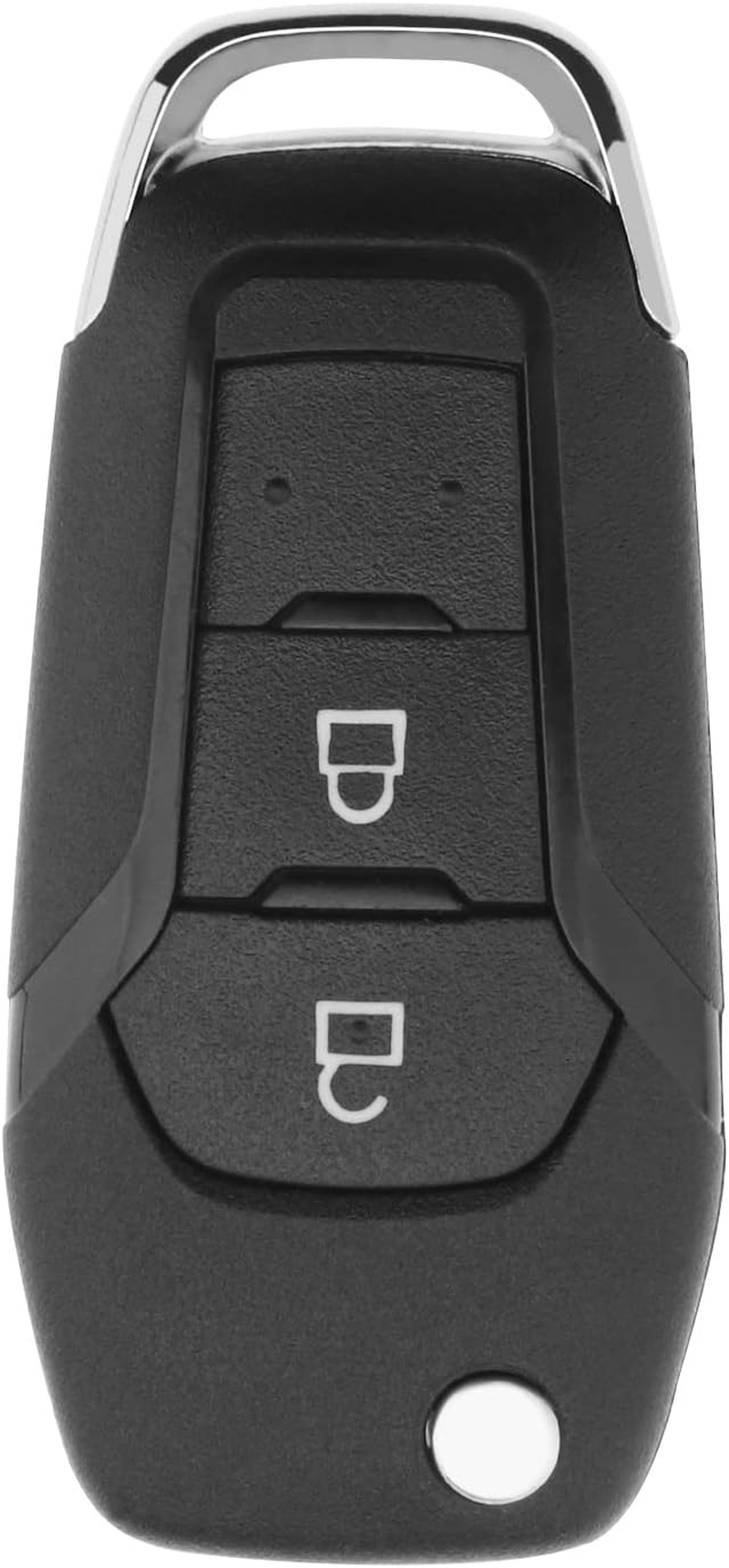 Ecsing 2 Button Remote Flip Key Shell Compatible with Ranger T6 2015-2019 Replacement Folding Remote Key Fob Case Cover Housing with Uncut Blade image number 1
