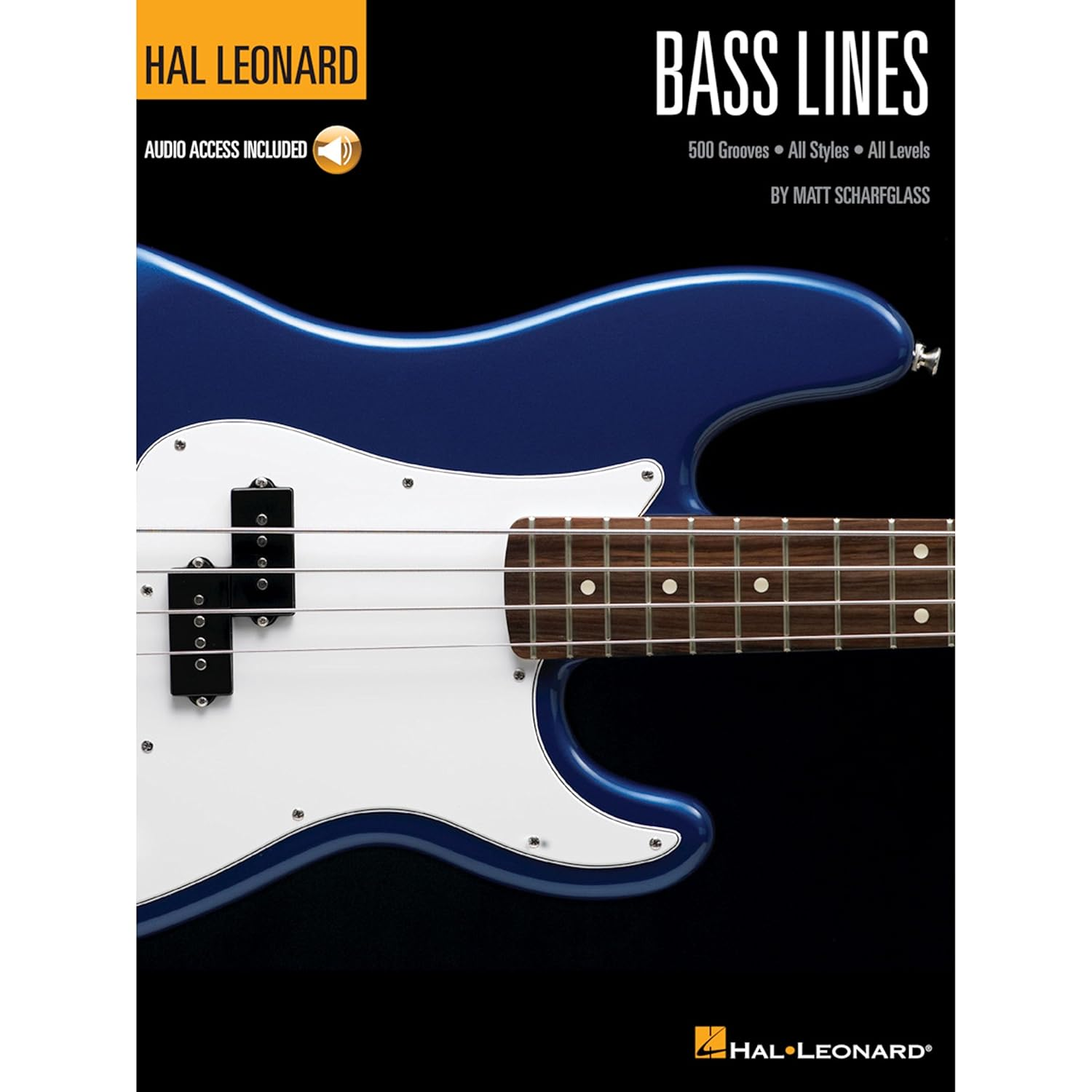 Hal Leonard Bass Lines Book: Hal Leonard Bass Method 500 Grooves - All Styles - All Levels image number 1