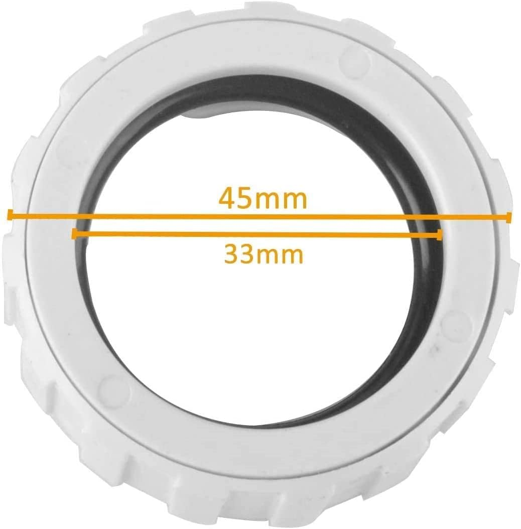 3PCS Pool Cleaner Hose Swivel 9-100-3002 & 6PCS Hose Nut 9-100-3109 Combo Kit for Zodiac Polaris 360 Pool Cleaner image number 3