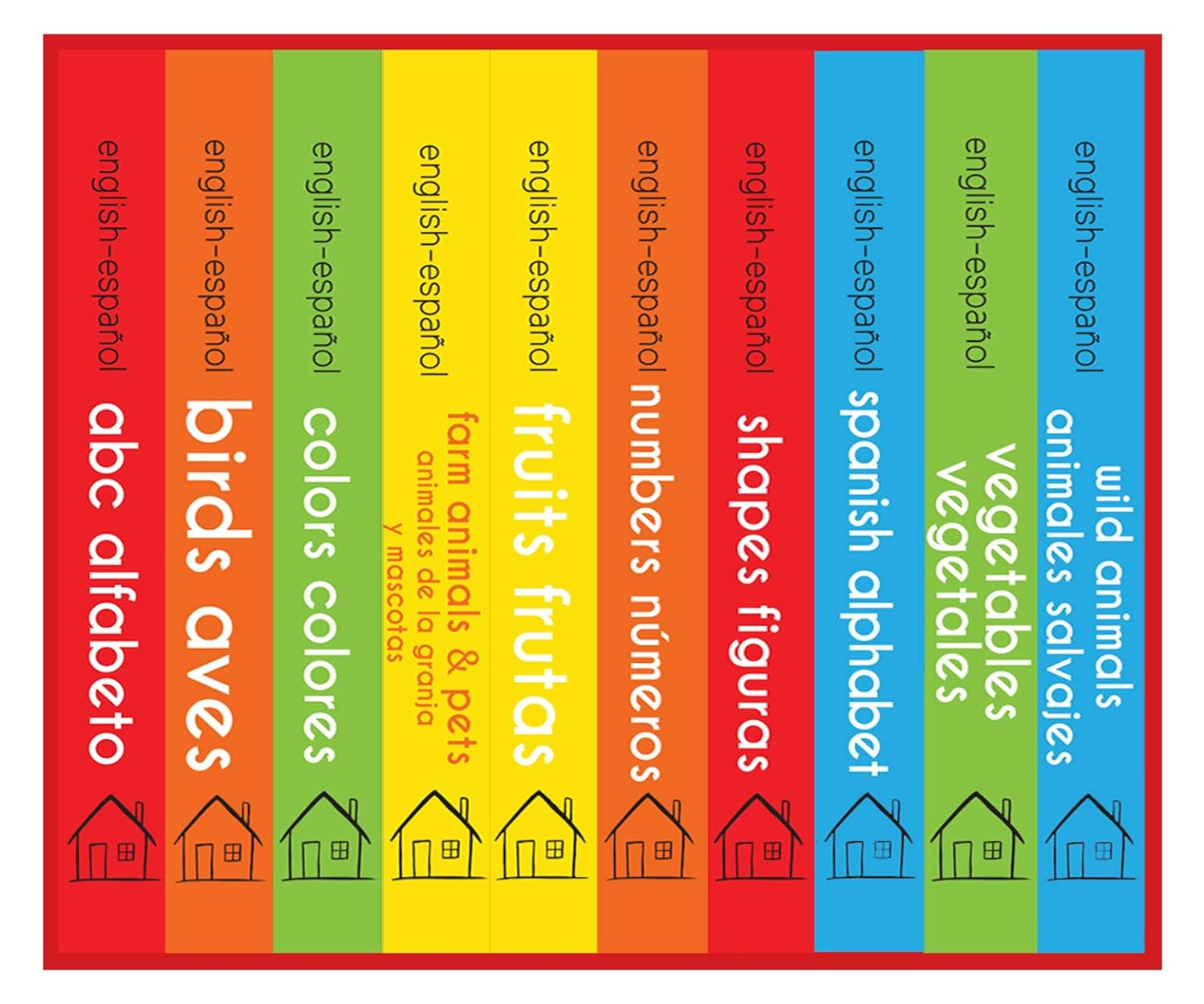 My First English - Espa&ntilde;ol Learning Library (Mi Primea English - Espa&ntilde;ol Learning Library) : Boxset of 10 English - Spanish Board Books