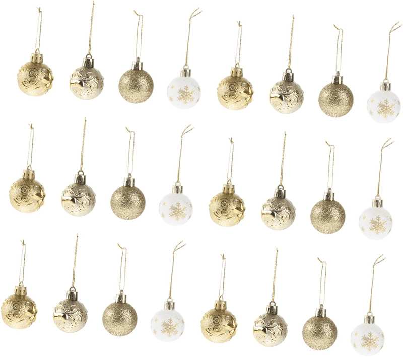 STOBAZA 30Pcs Shiny Christmas Tree Balls Xmas Ornaments for Holiday Decor and Festive Scene Random Colors for Parties and Family Celebrations image number 2