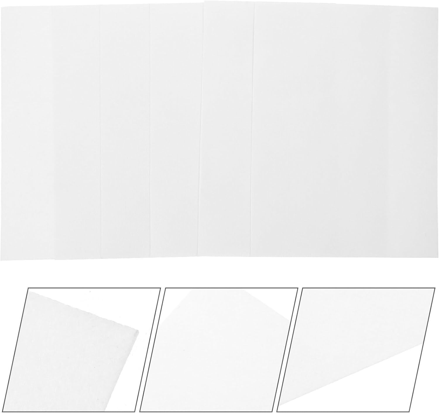 COHEALI Water Soluble Embroidery Stabilizer: 6Pcs Stick and Stitch Embroidery Paper A5 Printable Wash Away Paper Stabilizer for Print or Draw Patterns Hand Machine Embroidery