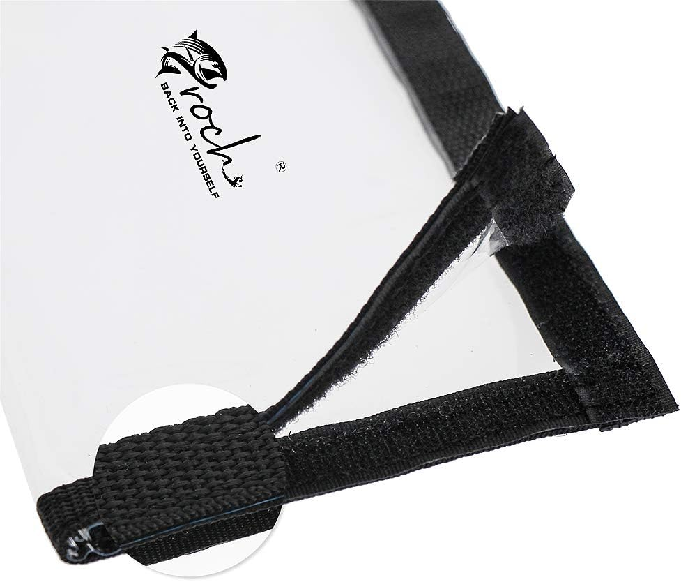 Fishing Lure Wraps 4-Pack Clear PVC Lure Covers 22X11.5Cm with Fishing Hook Keepers image number 6