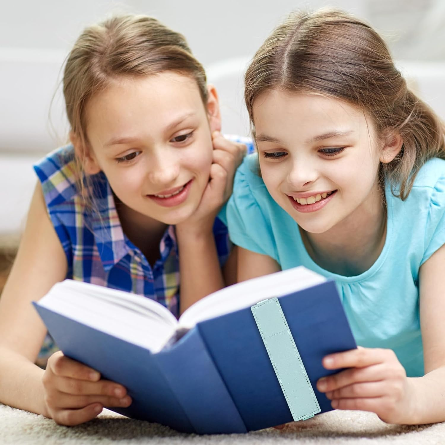 PU Leather Pen Sleeve Pouch, 10Pcs Elastic Band Pen Holder for Notebook, Journal Pencil Holder image number 3