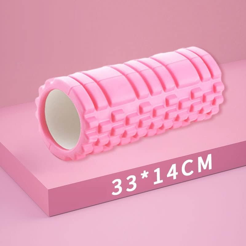 HIGHROCK Foam Roller, Grid Roller for Yoga Pilates Exercise Physical Therapy 13-Inch (PINK) image number 3