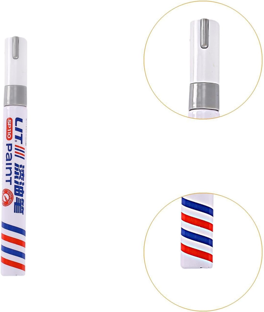 Car Scratch Repair Pen, Car Touch up Fill Paint Paint Pen Professional Touch up Paint for Cars for Repairing Vehicles, Silver - Pink image number 6