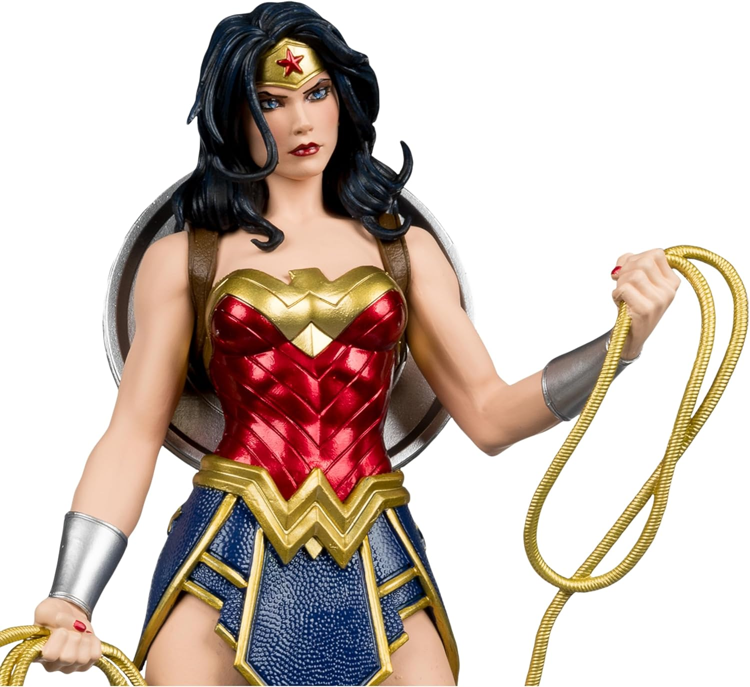 DC Direct - 12" Wonder Woman by Jim Lee Statue with Mcfarlane Digital Collectible image number 1
