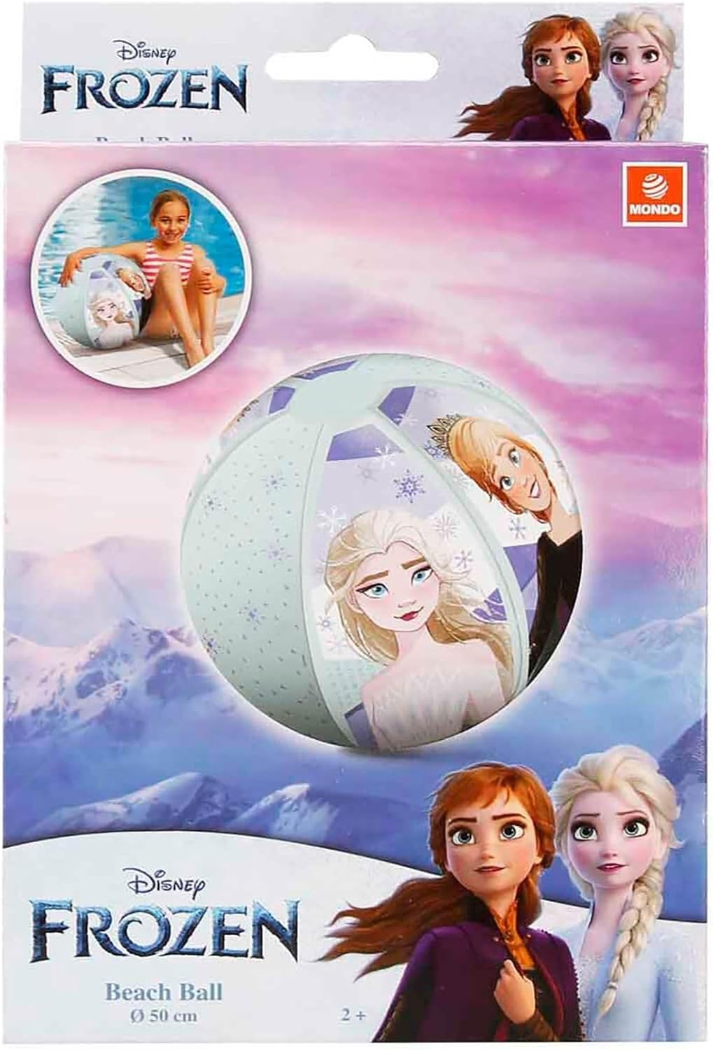 Large Disney Frozen Inflatable Swimming Pool Toy Beach Ball 50Cm