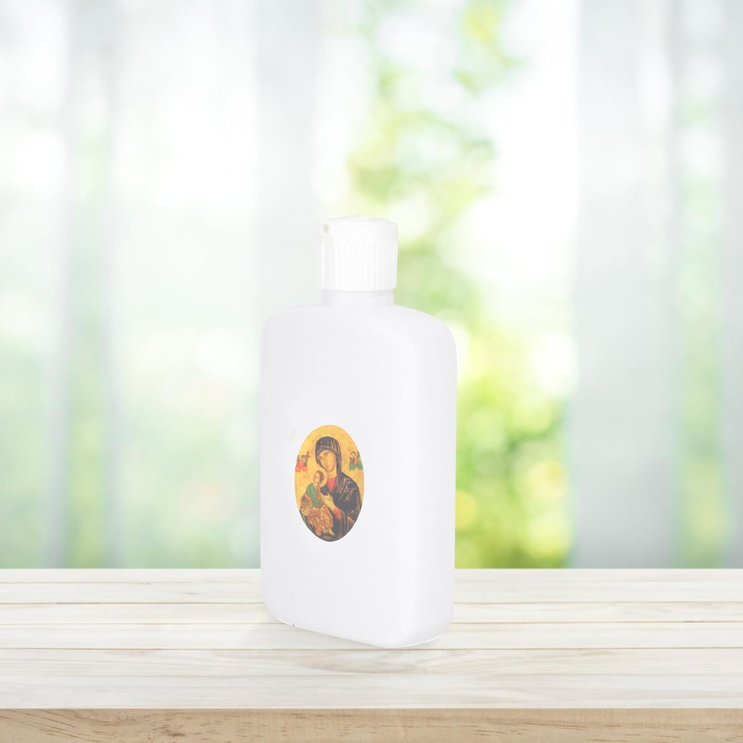 Ciieeo 6Pcs Empty Holy Water Bottles Refillable Container Religious Easter Decorative Supplies for Church Baptism image number 3