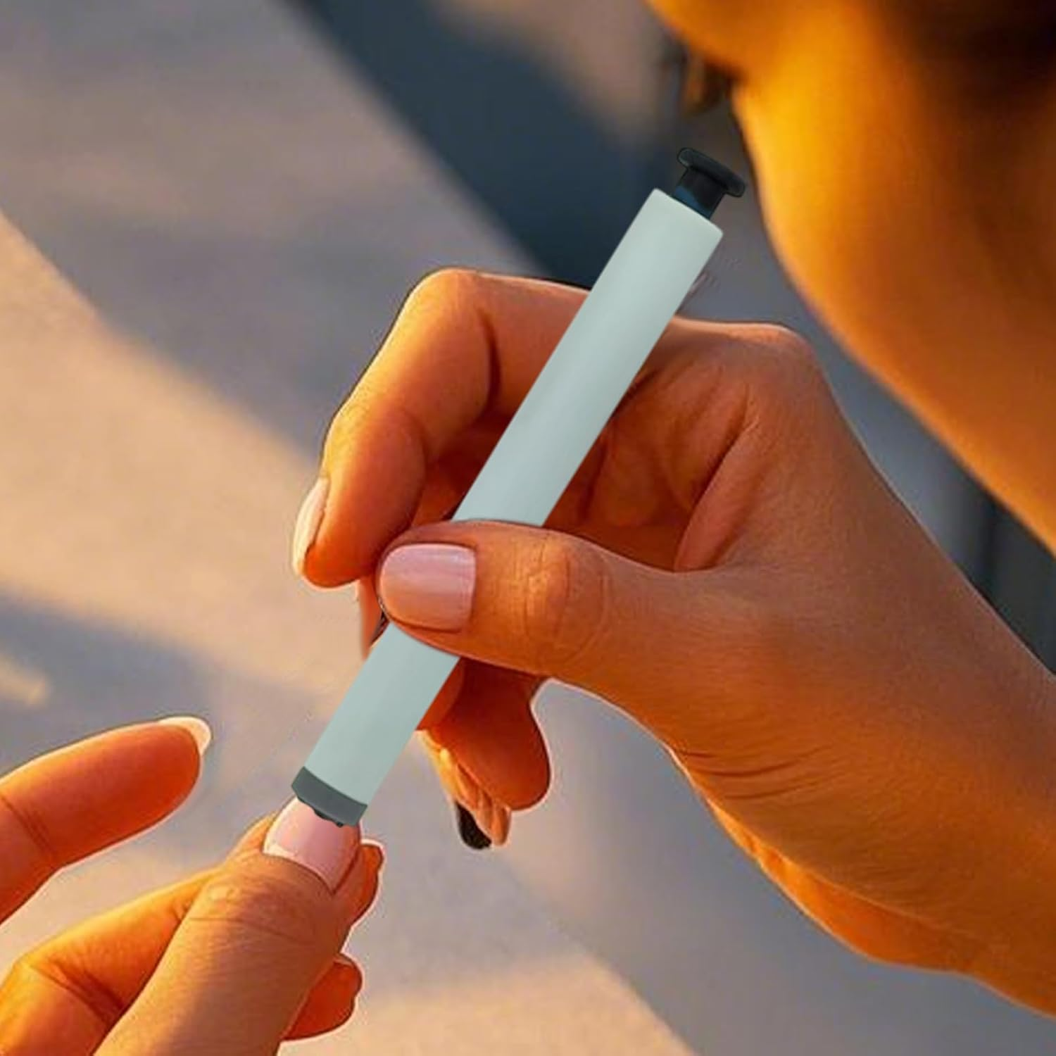 Nail Stamper Pen - Nail Pattern Stamp Pen Kit,Smudge-Proof Manicure Tool for Crafting Painting Drawing Decorating Designing image number 1