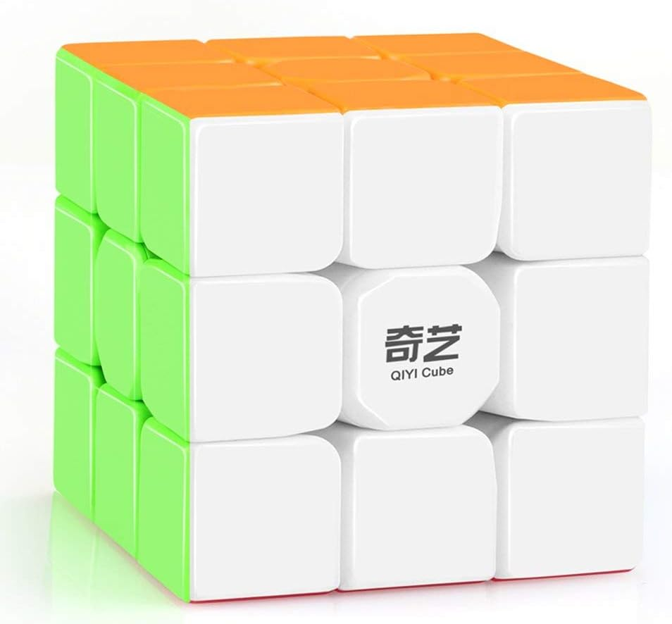 D-Fantix Qiyi Stickerless Speed Cube Set, Qidi S 2X2 Warrior W 3X3 Qiming Pyramid Magic Cube Puzzle Toys image number 2