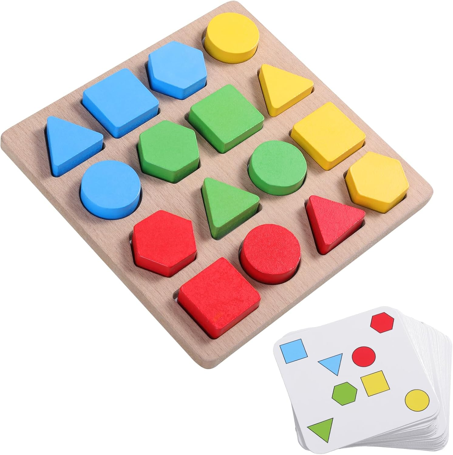 Puzzles Gifts for Dementia Seniors Patients,Memory Activities & Games for Seniors with Dementia,Dementia Geometric Cognitive Products for Alzheimers Elderly image number 2