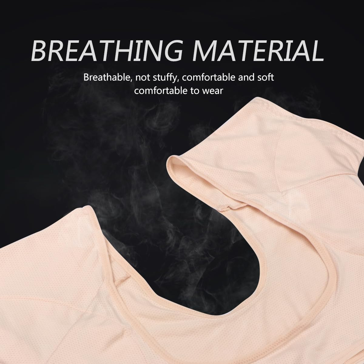 Baluue Breathable Underarm Sweat Vest for Women Quick Absorb Short Sleeve Sweat-Proof Pads Moisture Guard Vest for Summer Outdoor Activities and Daily Wear image number 2