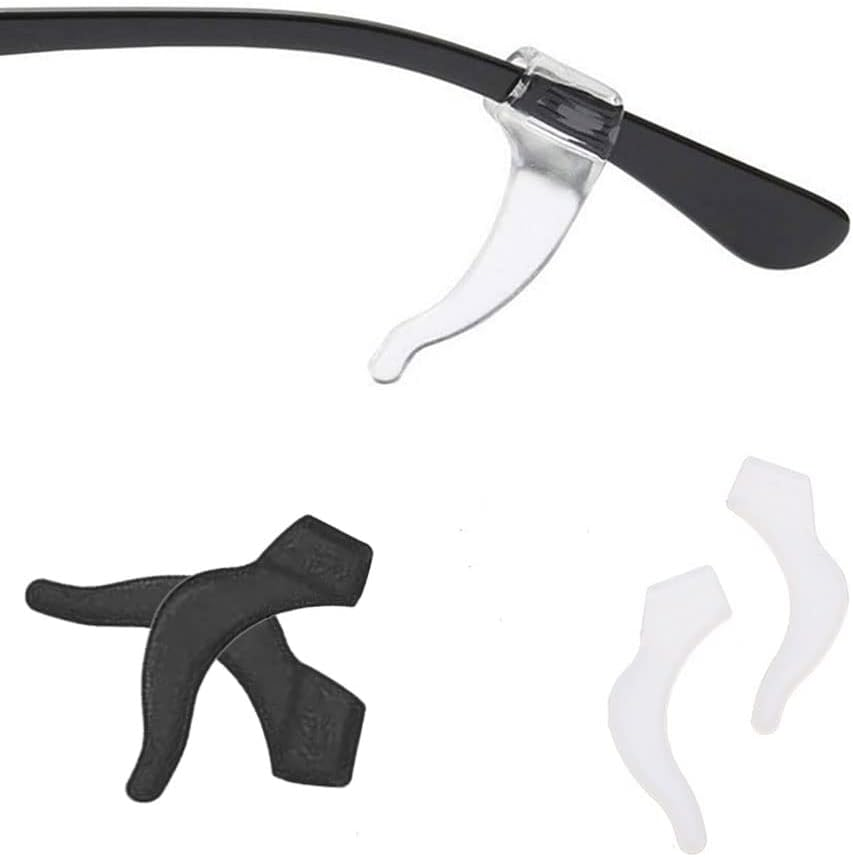 12 Pairs Silicone Elastic Eyeglass Ear Grips That Are Comfortable and Anti-Slip for Sunglasses Reading Glasses Eyewear image number 3
