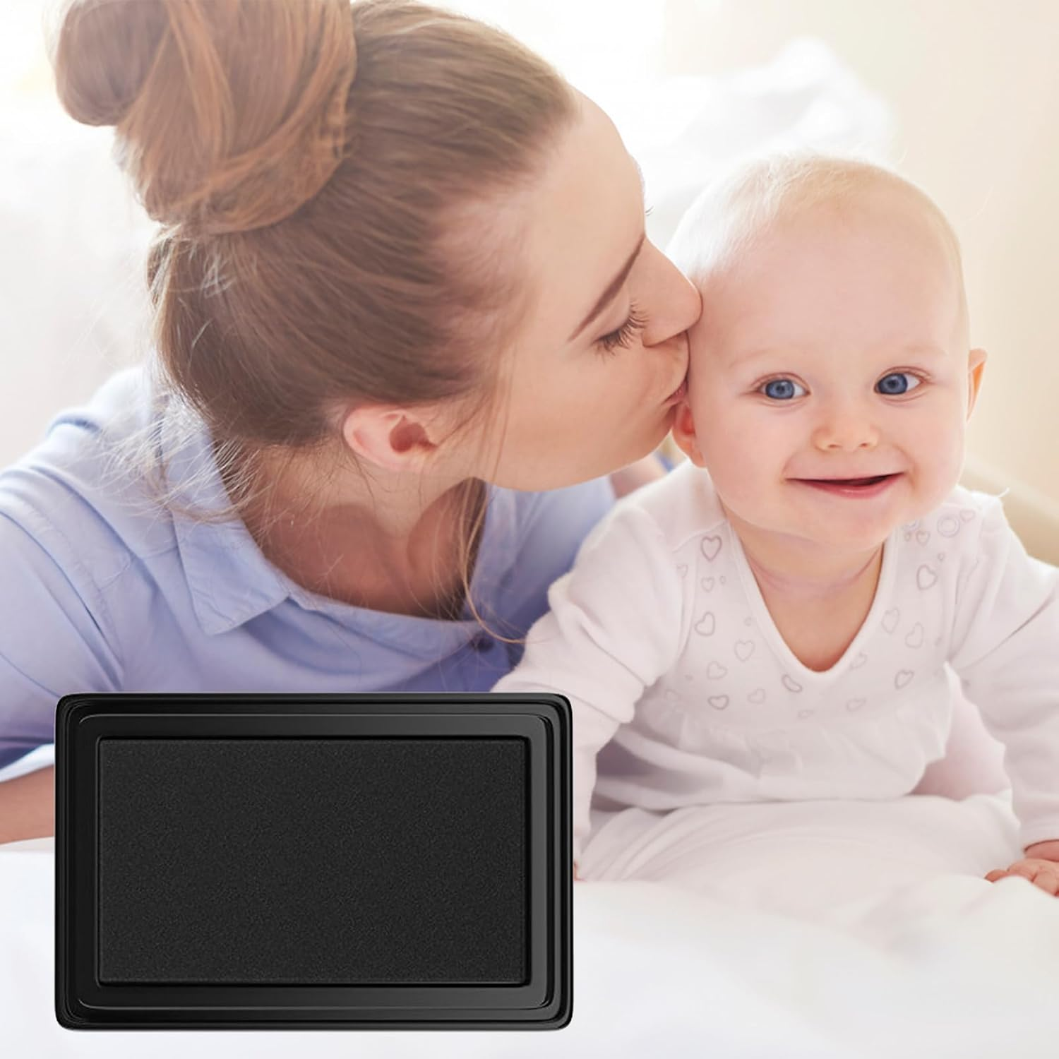 Baby Ink Hand and Footprint Kit, Baby Footprint Ink Pad | Baby Footprint Kit - Safe Clean Touch Hand Printing Tool for Newborns image number 1