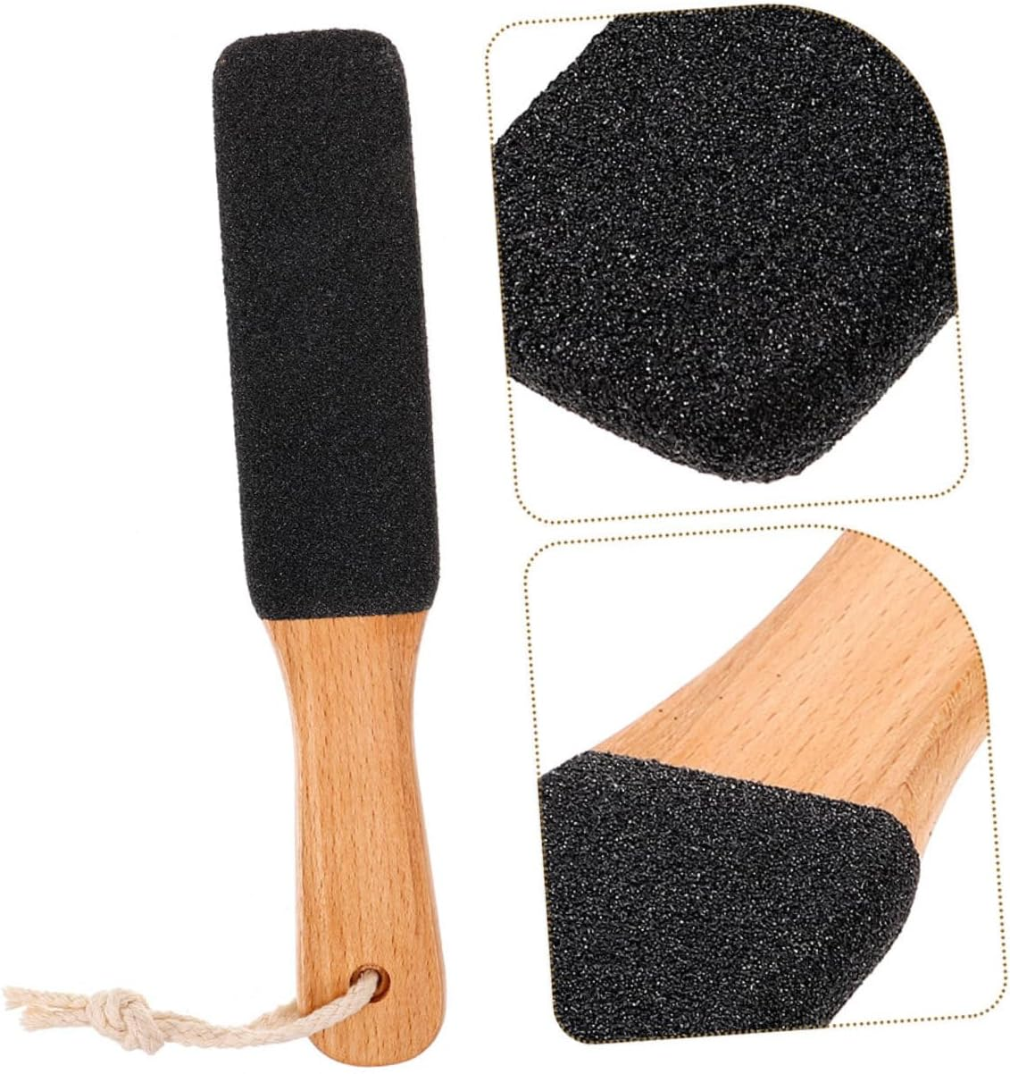 3Pcs Foot File Hard Skin Remover Pumice Foot Scrubber Exfoliator for Dead Skin Pedicure Tools image number 4