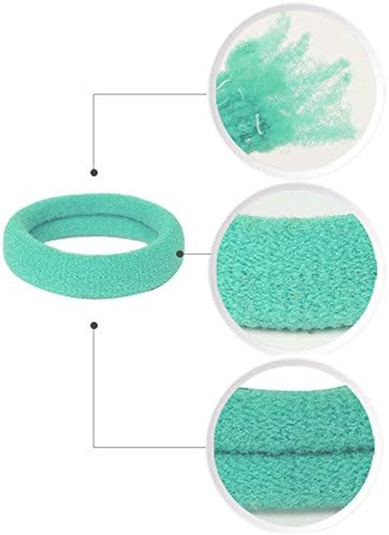 Baby Hair Ties for Kids Toddlers 100 PCS 10 Colors Small Seamless Hair Bands Ponytail Holder J-MEE - Black image number 3