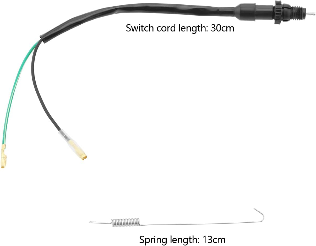 2Pcs Motorcycle Brake Light Switch with Spring Universal Kit at the Rear Compatible with Honda Compatible with Kawasaki Bicycle Accessories image number 5