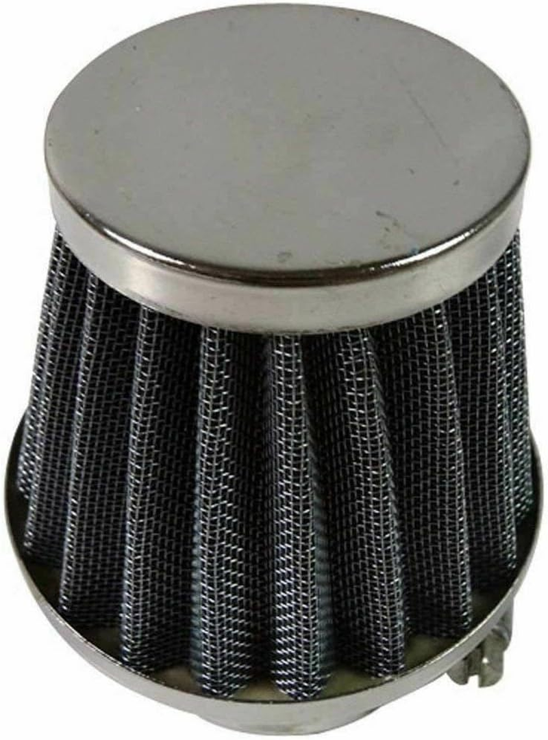 TDR 38Mm Universal Chrome Pod Air Filter Motorcycle 110Cc 125Cc PIT Quad Dirt Bike ATV Buggy image number 2