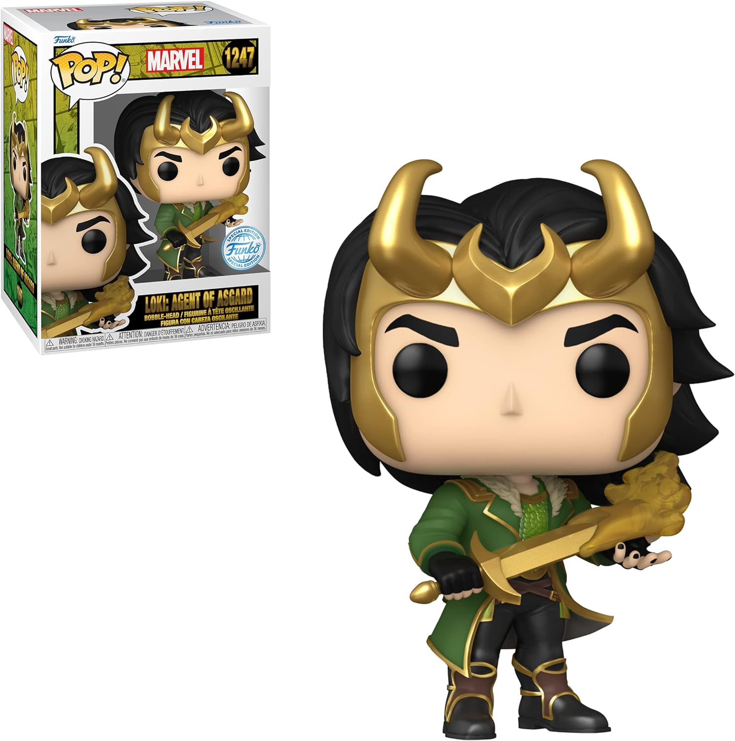 Funko Marvel Comics: Loki, Agent of Asgard Pop Vinyl Action Figure image number 1