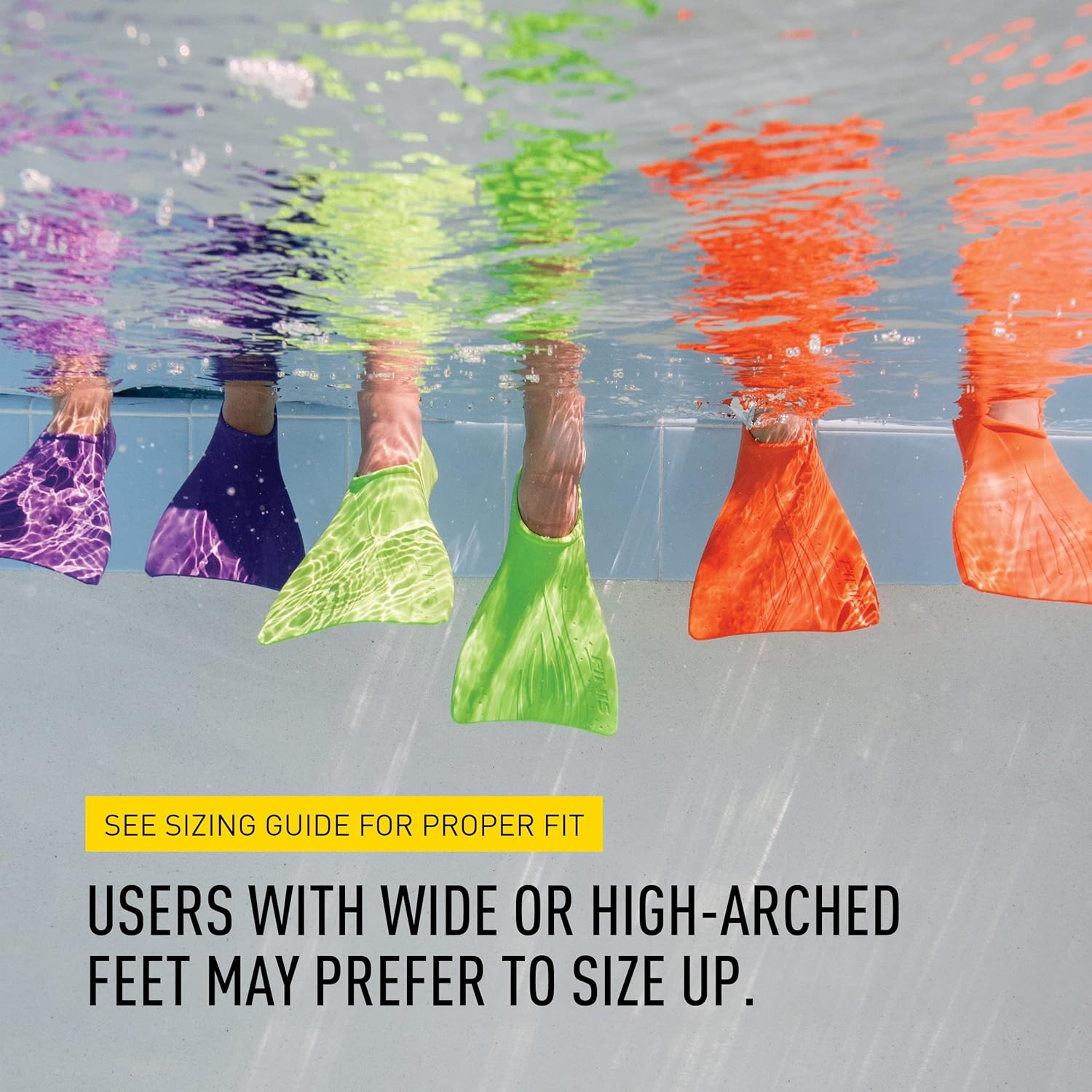 FINIS Booster Swim Fins for Kids - Floating Rubber Fins - Teaches Kick Technique - Open-Toe Design - Comfortable Fit - Green image number 2