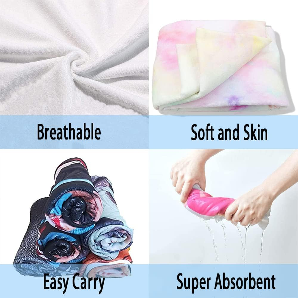 Kaylz Hooded Beach Towel for Girls Microfiber Towels Adults Quick Dry Surf Poncho Wearable Stripe Soft Bath Surfing Swimming Outdoor Sports (75X110Cm, Purple) image number 3