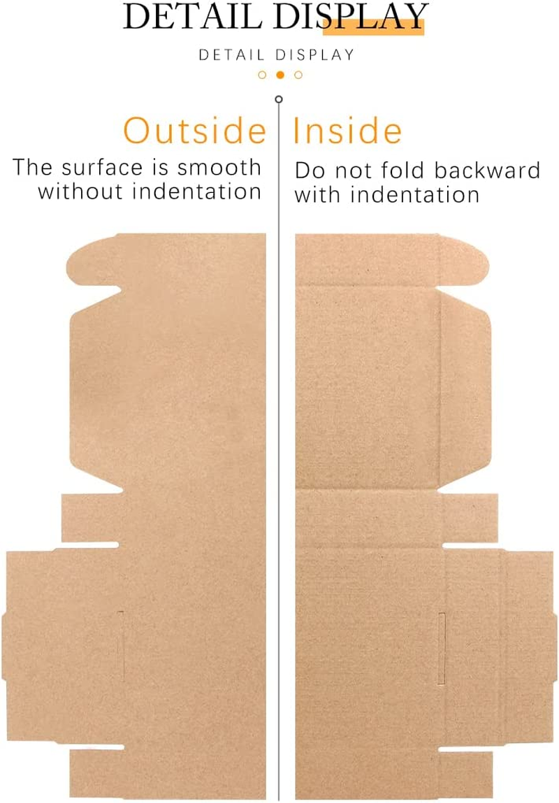 Corrugated Cardboard Shipping Boxes, 250X200X100Mm Small Parcel Boxes, Packaging Mailing Boxes for Business, Posting, Small Packet Shipping, Storing or Gift(Pack of 10) image number 4