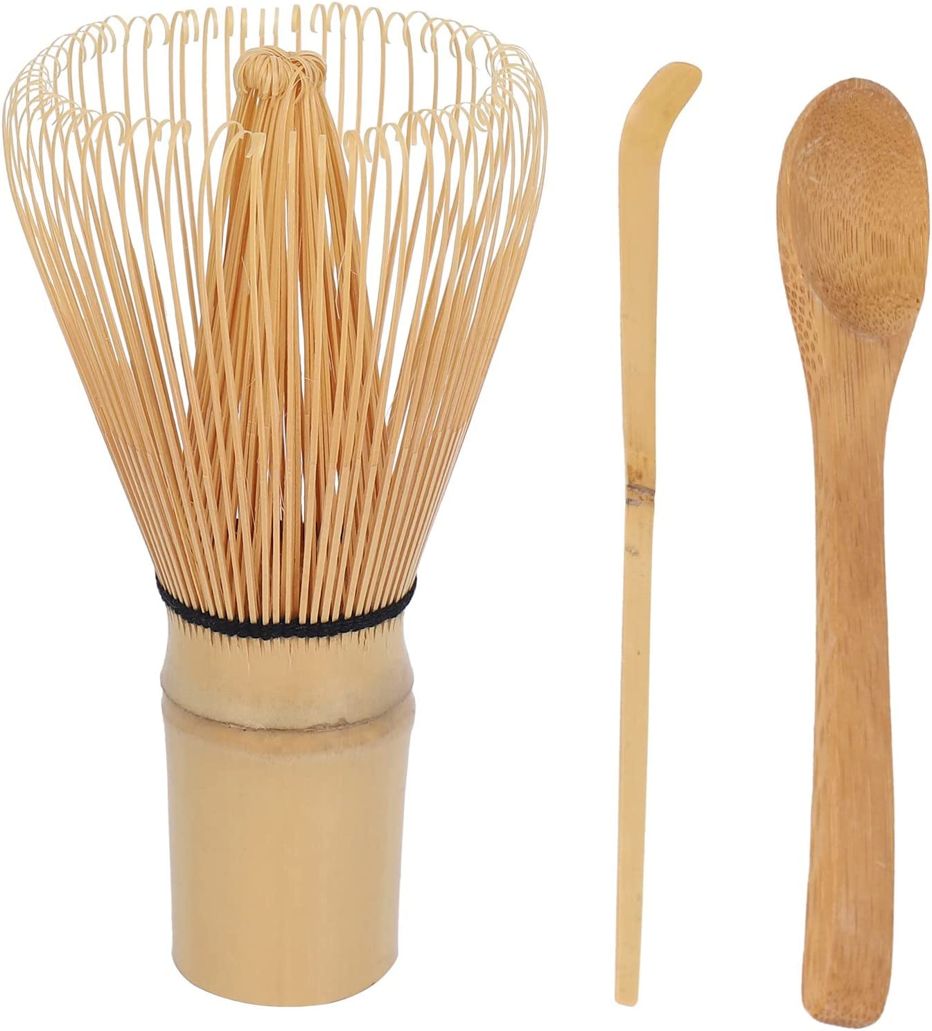 Japanese Matcha Tea Set(3 Pcs) - Matcha Bamboo Whisk Tea Spoon,-Tea Ceremony Kit