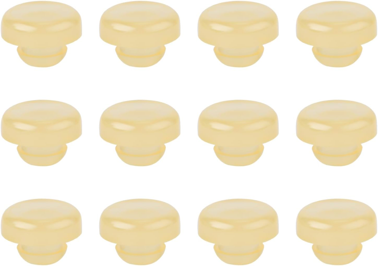 12Pcs Brake Pedal Stop Pads, Rubber Clutch Pedal Stopper Brake Switch Stoppers Replacement for Infiniti G20 G35 G37 I30 J30 Q45 Q60 Nissan Z Versa Xterra Stanza 350Z 46584-S0100 46584S0100 image number 5