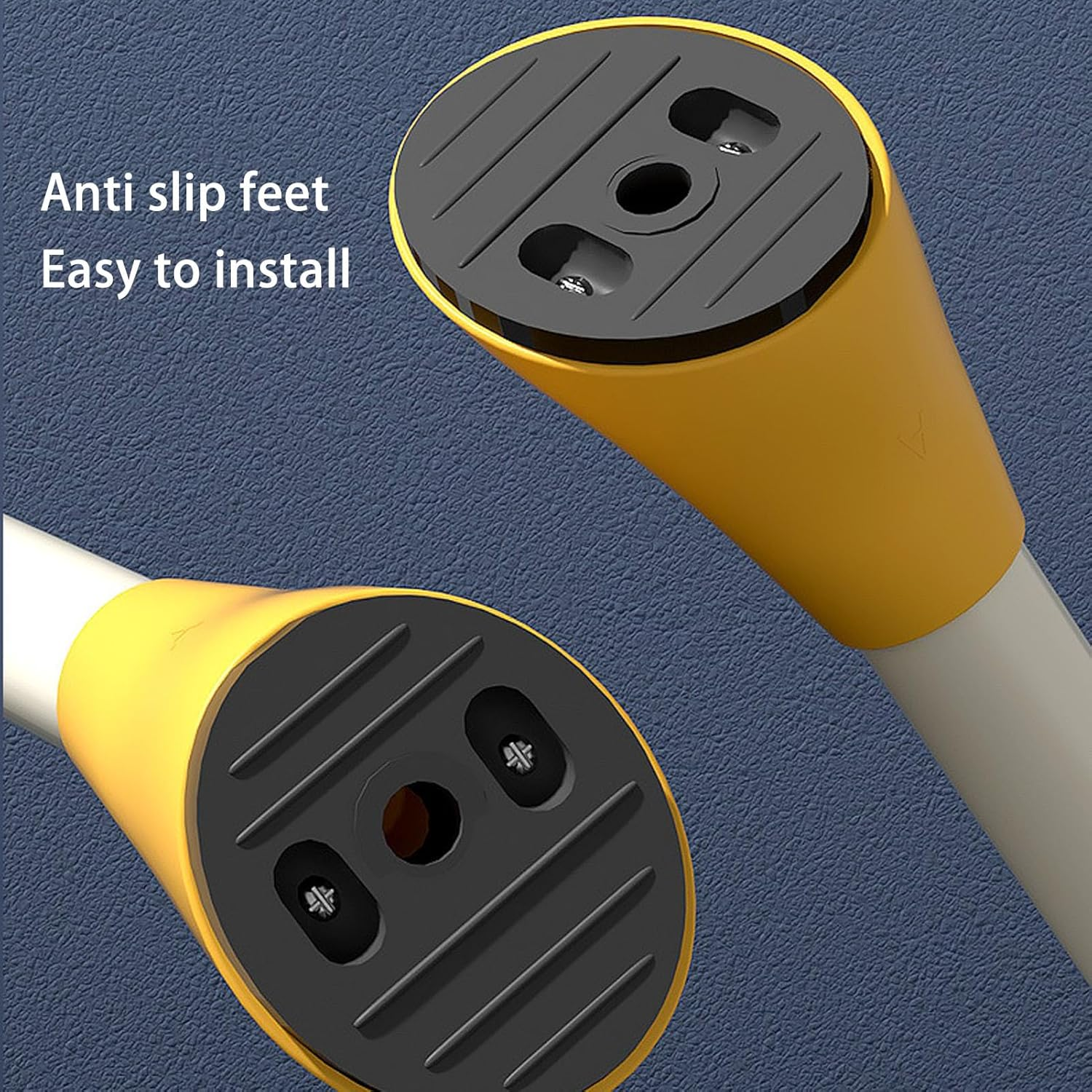 Baby High Chair, 4 Wheels Portable Infant Dining Chair with Adjustable Backrest Footrest, Feeding Highchair with One Step Brake, Flip up Armrests, Double Tray, 5-Point Safety Belt image number 6