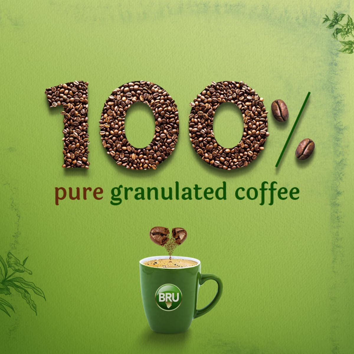 Bru Pure Coffee in Glass Jar, 200 G image number 3