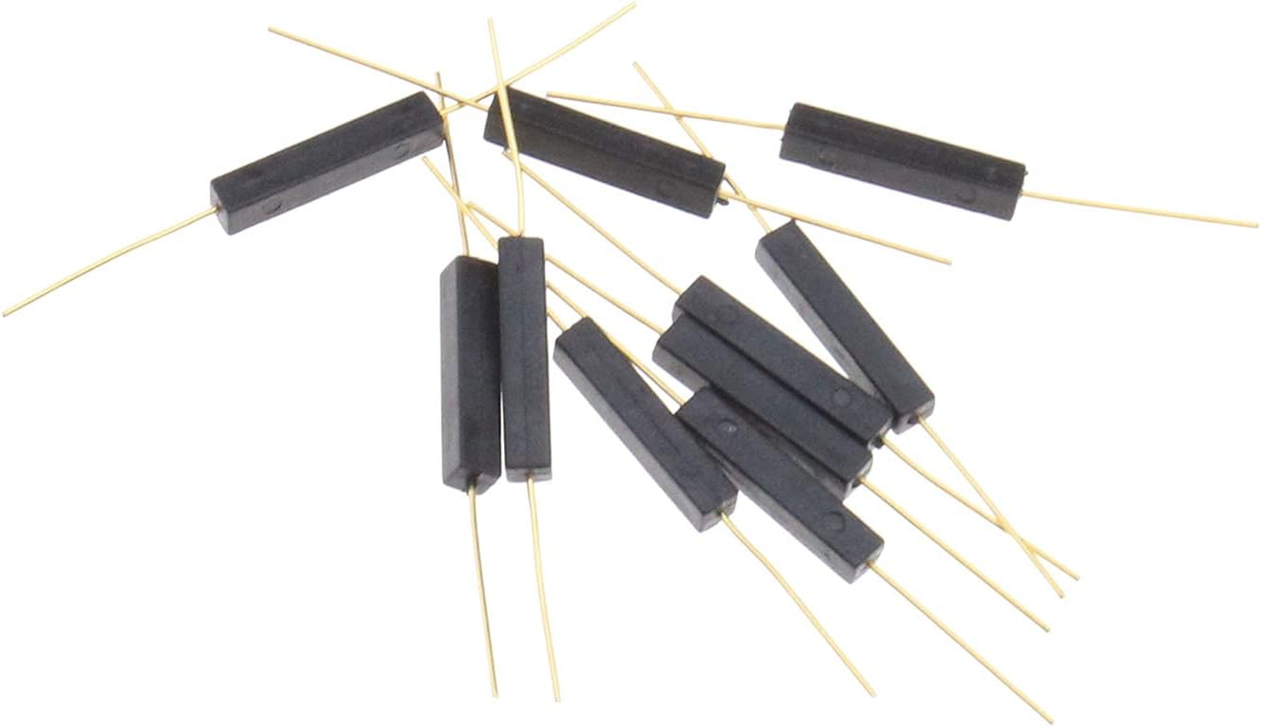 Emagtech 20Pcs Plastic Reed Switch Reed Contact Normally Open Magnetic Induction Switch image number 1