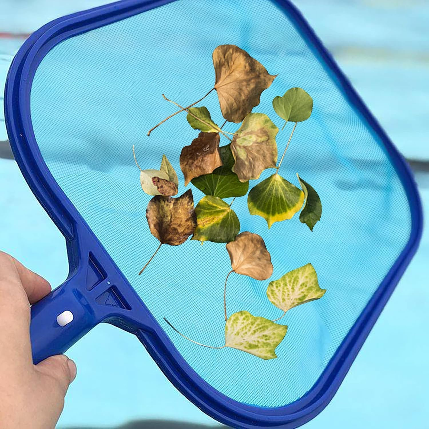 2Pcs Pool Skimmer Net,Hot Tubs Nets Fine Mesh Leaf Rake,Ultra Fine Mesh Pool Skimmer to Remove Leaves & Debris, Heavy Duty Swimming Pool Skimmer with Durable Handle image number 6