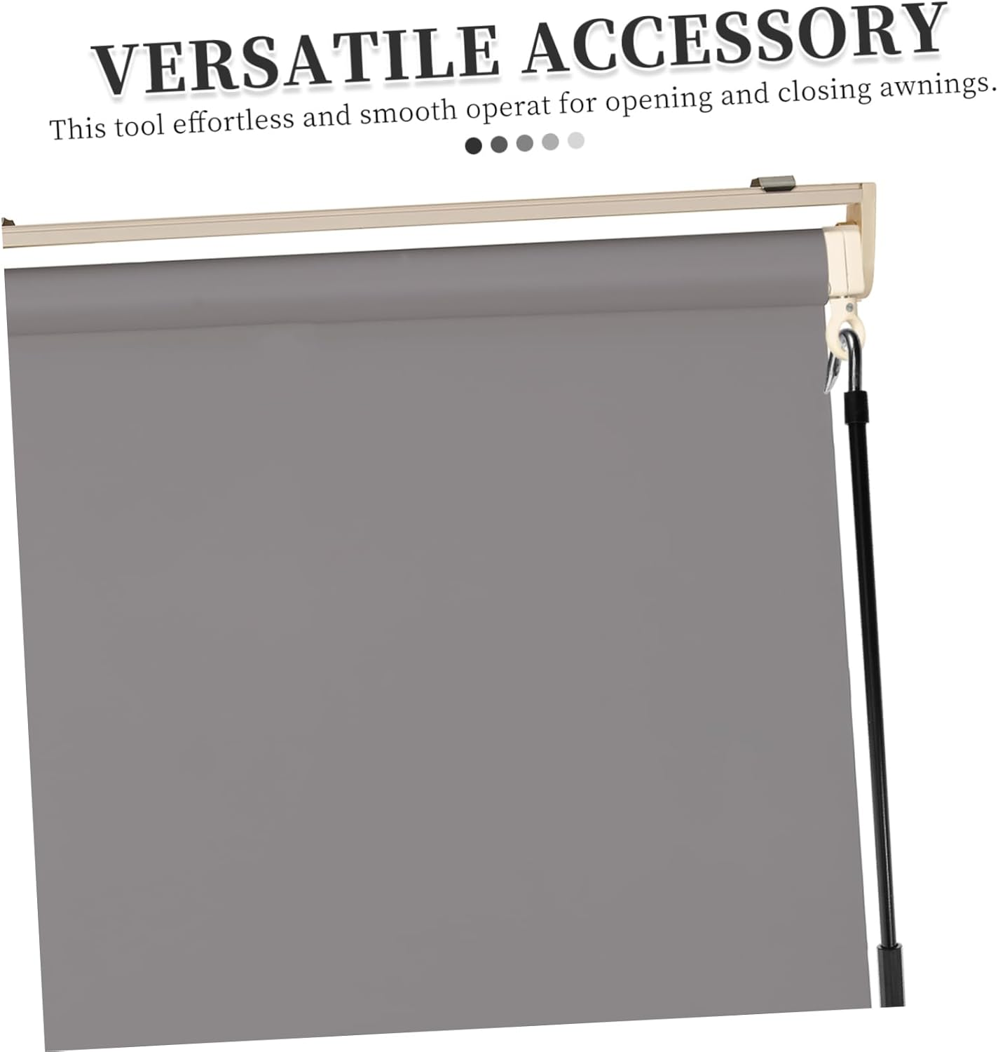 Abaodam Awning Crank Wand Outdoor Canopy Manual Crank Handle Manual Shade Opener Tool for Patio Rv Awnings and Canopy Retraction image number 5