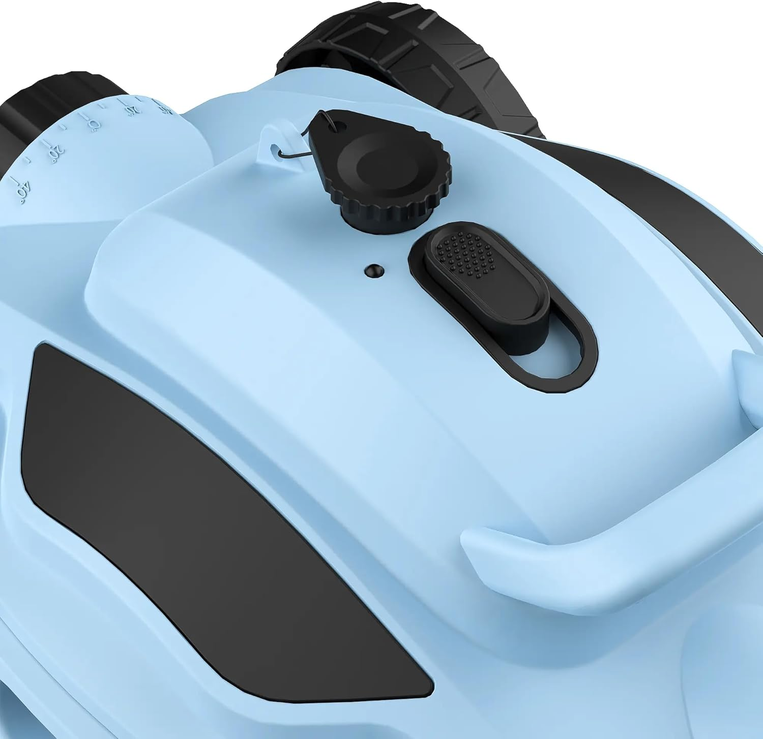 Robotic Pool Vacuum Cleaner, Cordless Pool Cleaner Robot with Dual Motors, Automatic Pool Cleaning Vacuum up to 110 Mins, Quick Drainage, Idea for above Ground Pool up to 100 Sq.M image number 6