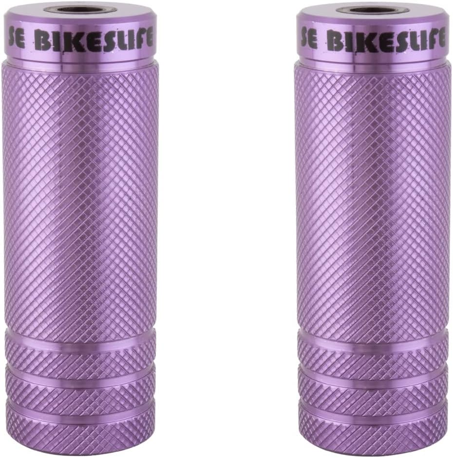 SE Bikes Wheelie Peg Pair, 14 Mm Size, Purple