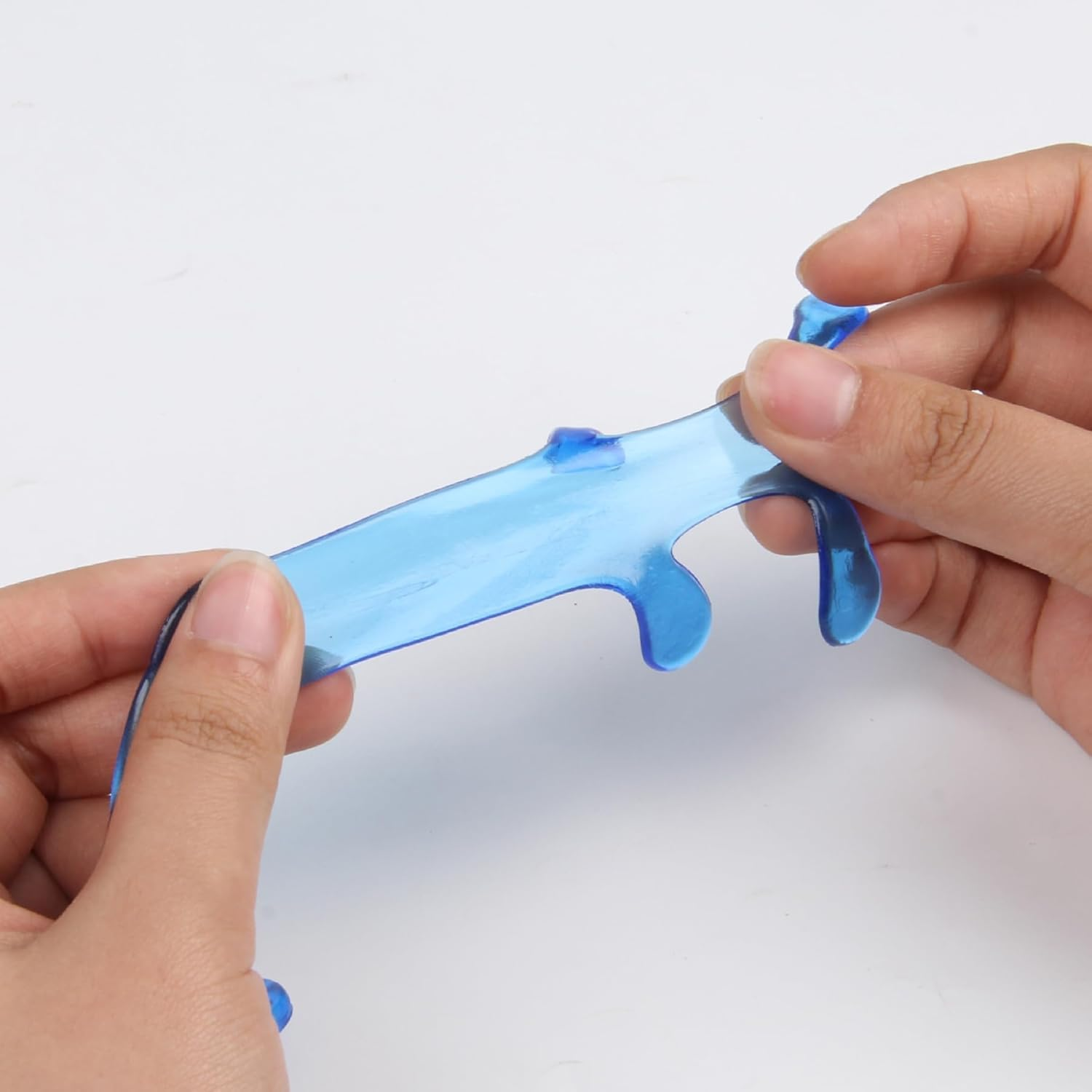 5Pcs TPR Sticky Stretchy Hand Palm Glitter Wall Climbing Toy &ndash; Bouncy, Elastic, Fun, Nostalgic, Strong Adhesion, Safe for Kids image number 5