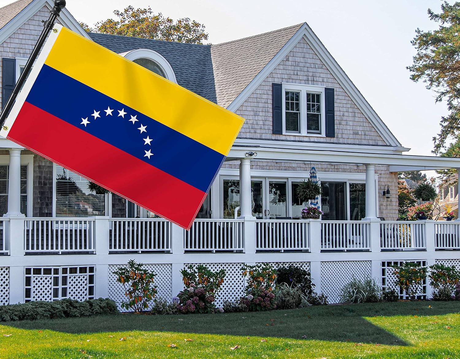 Large 3&times;5 FT Venezuela Flag, Big 75D Venezuelan National Outdoor Banner,Decorgarden with Brass Gromment image number 2